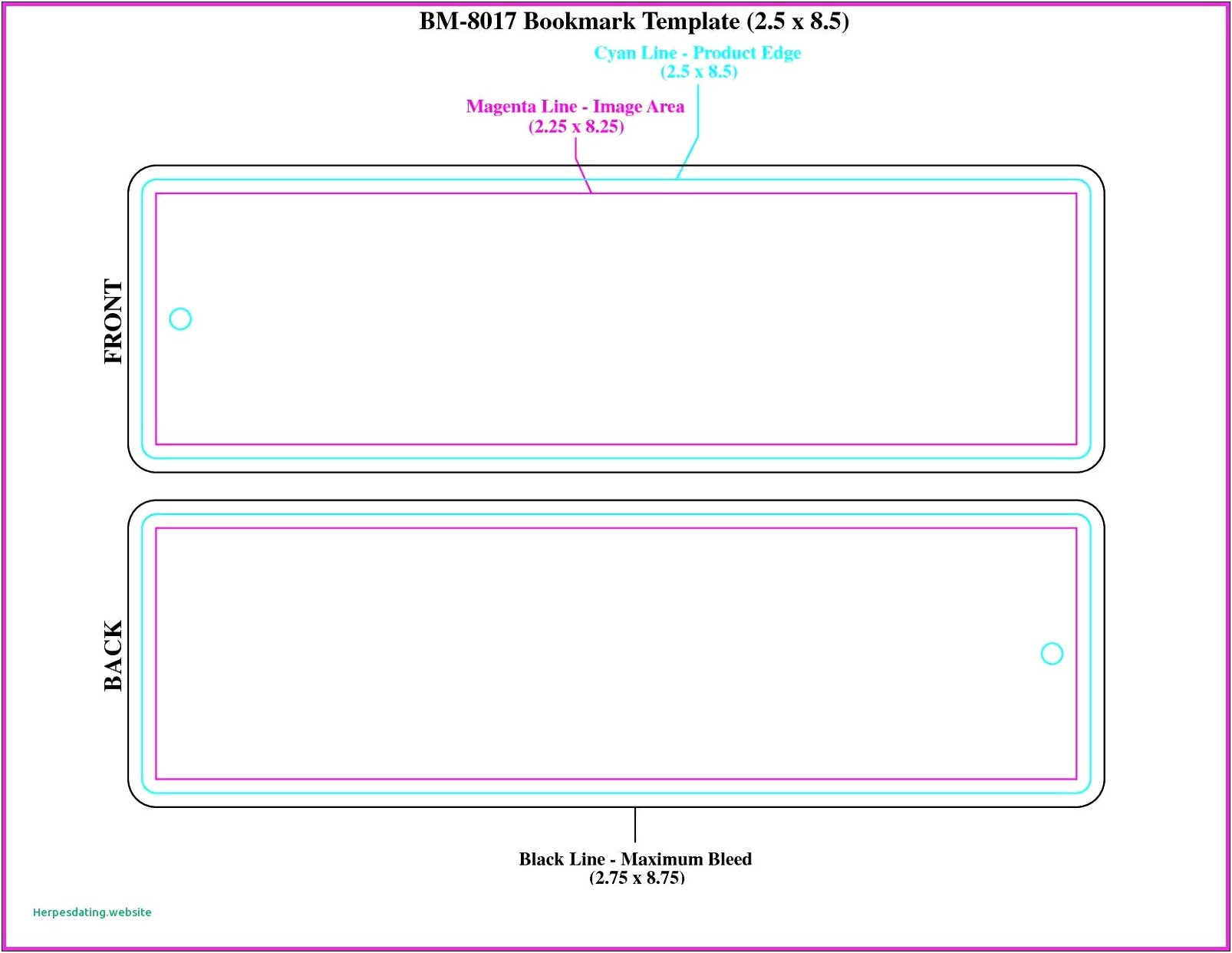Bookmark Template To Print On Free