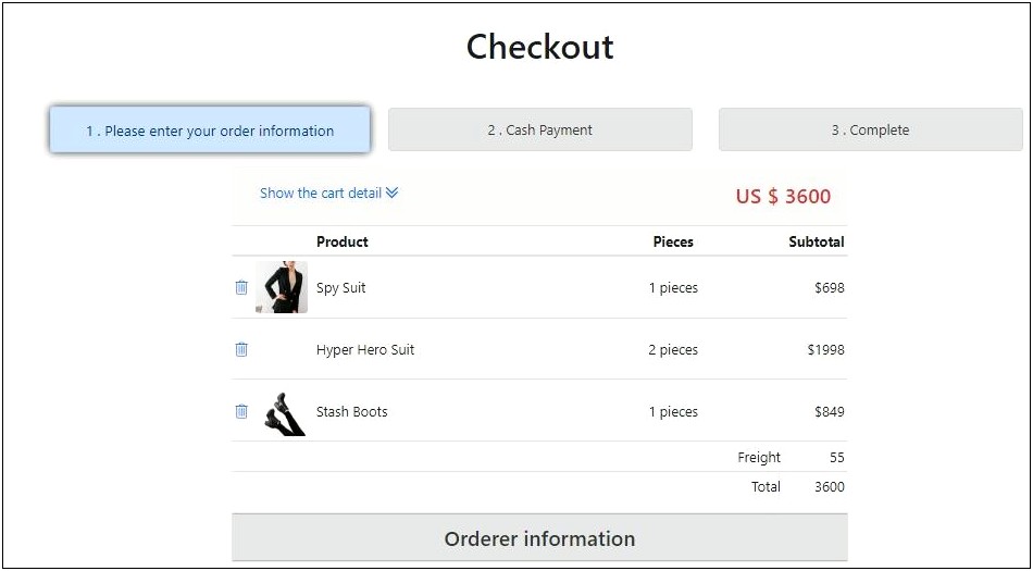 Bootstrap 3 Shopping Cart Template Free Download