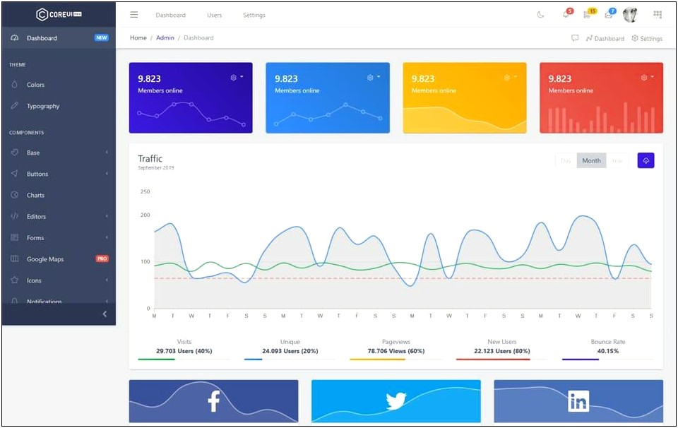 Bootstrap 4 Dashboard Templates Free Download 2019