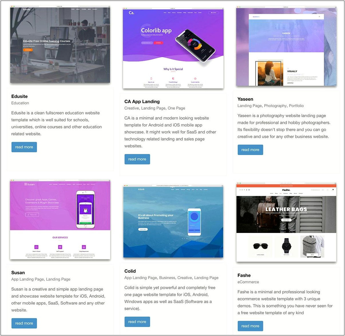 Bootstrap 4 Free Single Page Template