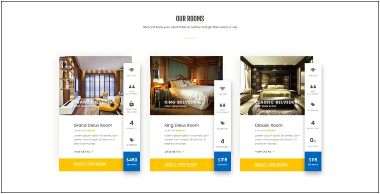 Bootstrap 4 Hotel Template Free Download