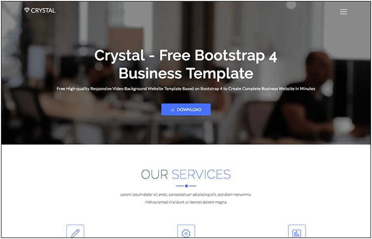 Bootstrap 4 Templates 2017 Free Download