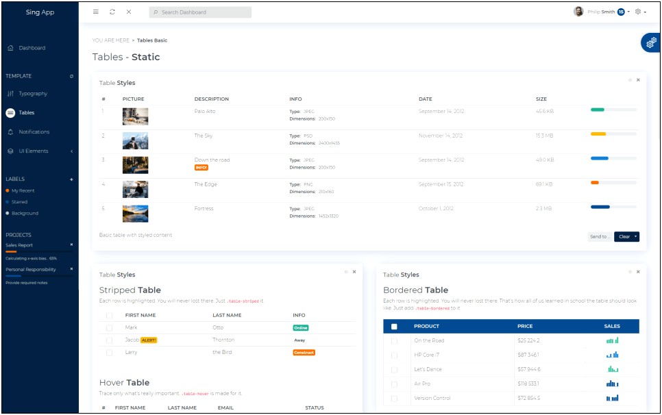 Bootstrap Admin Html Template Free Download