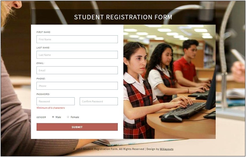 Bootstrap Html User Registration Form Template Free Download