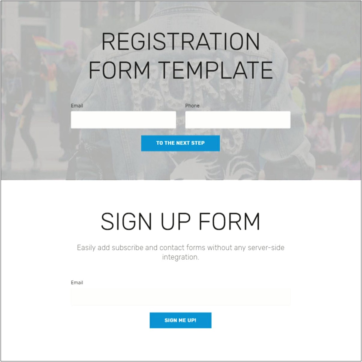 Bootstrap Input Form Template Free Download