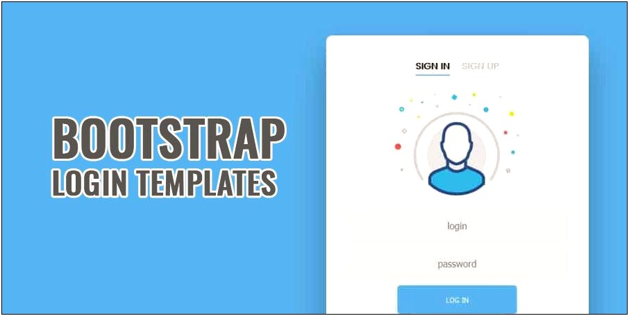 Bootstrap Login And Registration Form Template Free