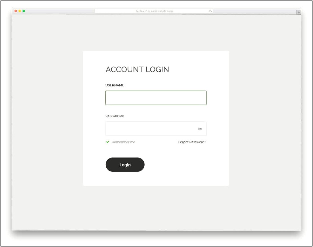Bootstrap Login Panel Template Free Download