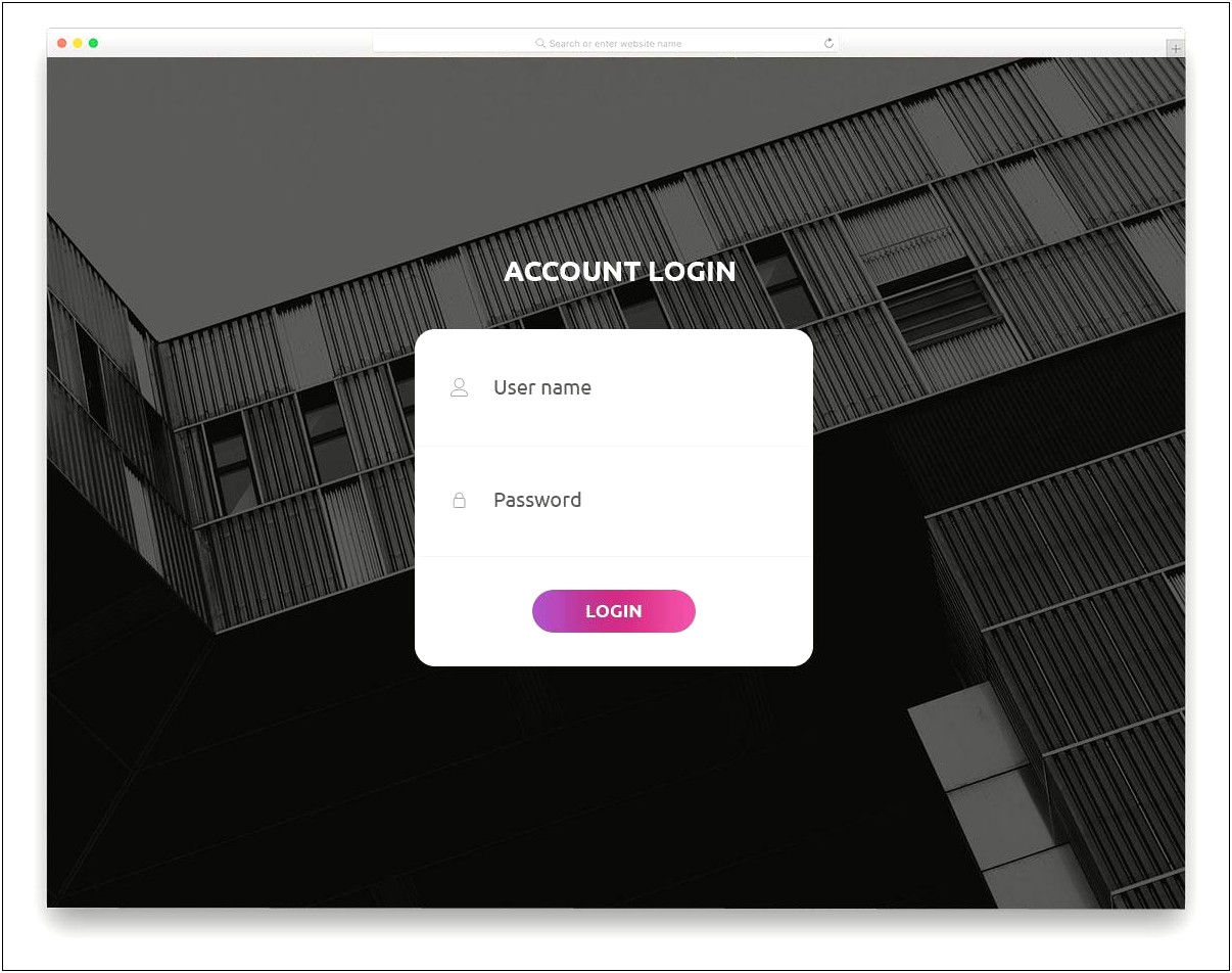 Bootstrap Responsive Login Page Template Free Download