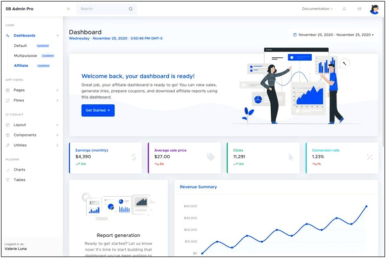 Bootstrap Sb Admin Template Free Download