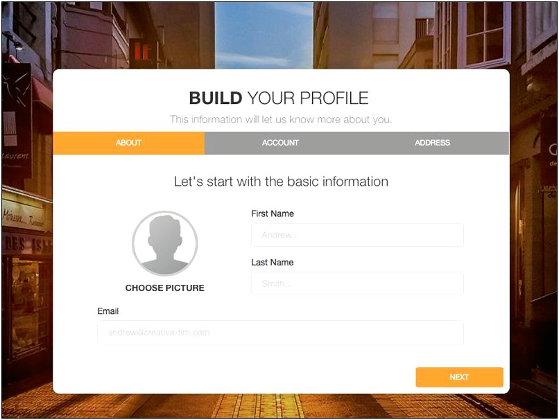 Bootstrap Signup Form Template Free Download