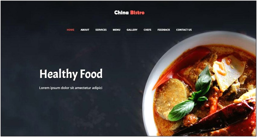 Bootstrap Template Free Download For Restaurant