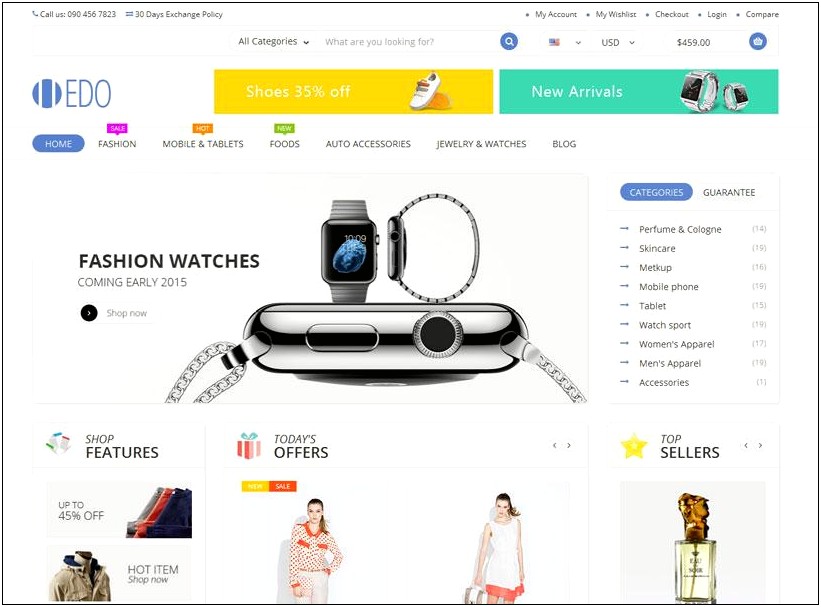 Bootstrap Template Free Download For Shopping Cart