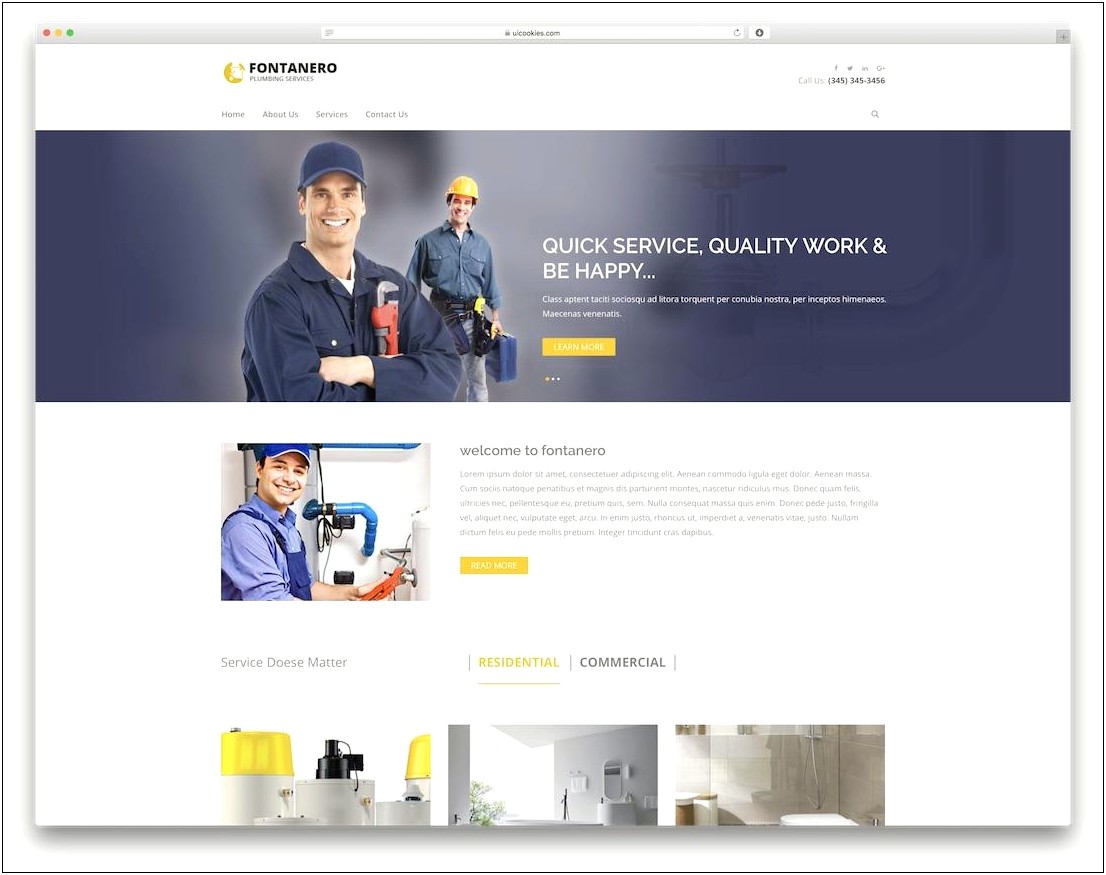 Bootstrap Templates For Construction Company Free Download