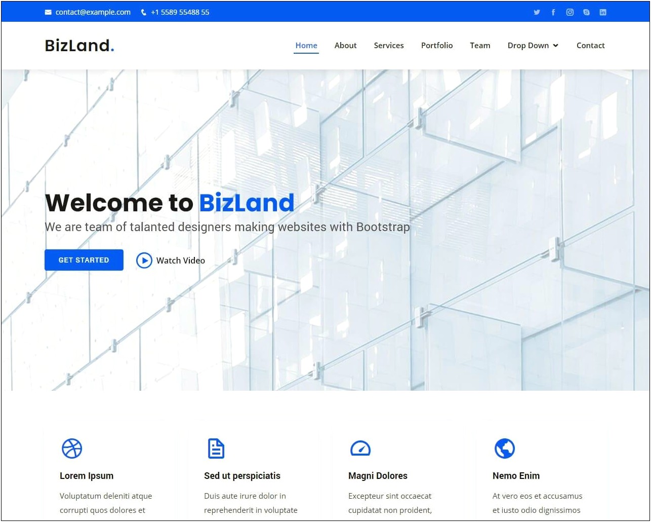 Bootstrap Templates For Login Page Free Download