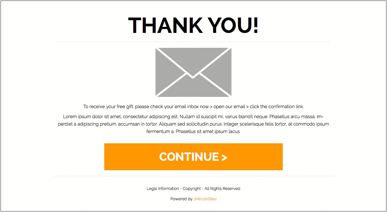 Bootstrap Thank You Page Template Free Download