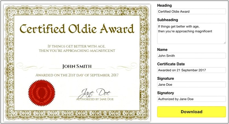 Boss's Day Certificates Free Templates
