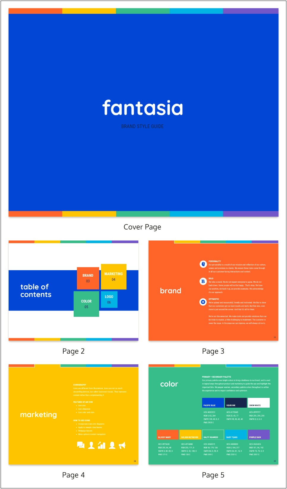 Brand Guidelines Template Ai Free Download