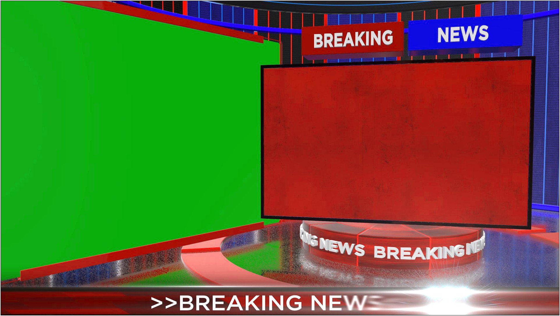 Breaking News Free Templates Green Screen
