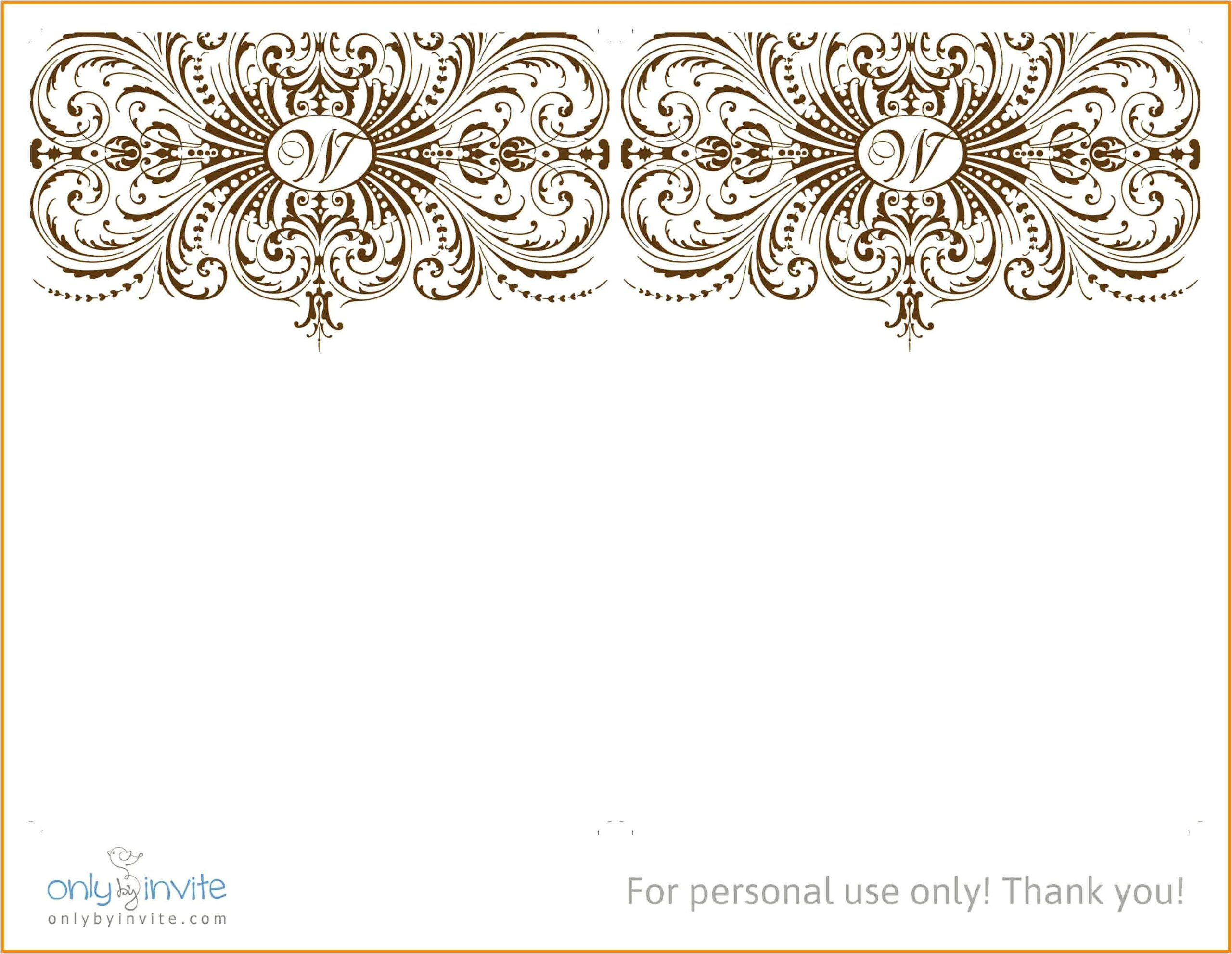 Bridal Shower Templates Free For Word