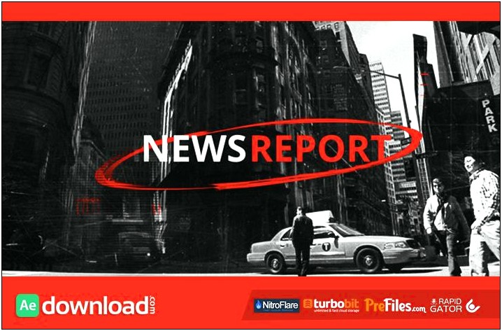 Broadcast News After Effects Template Free Download
