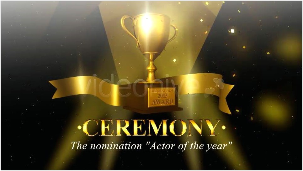 Broadcast Template Award Ceremony Free Download