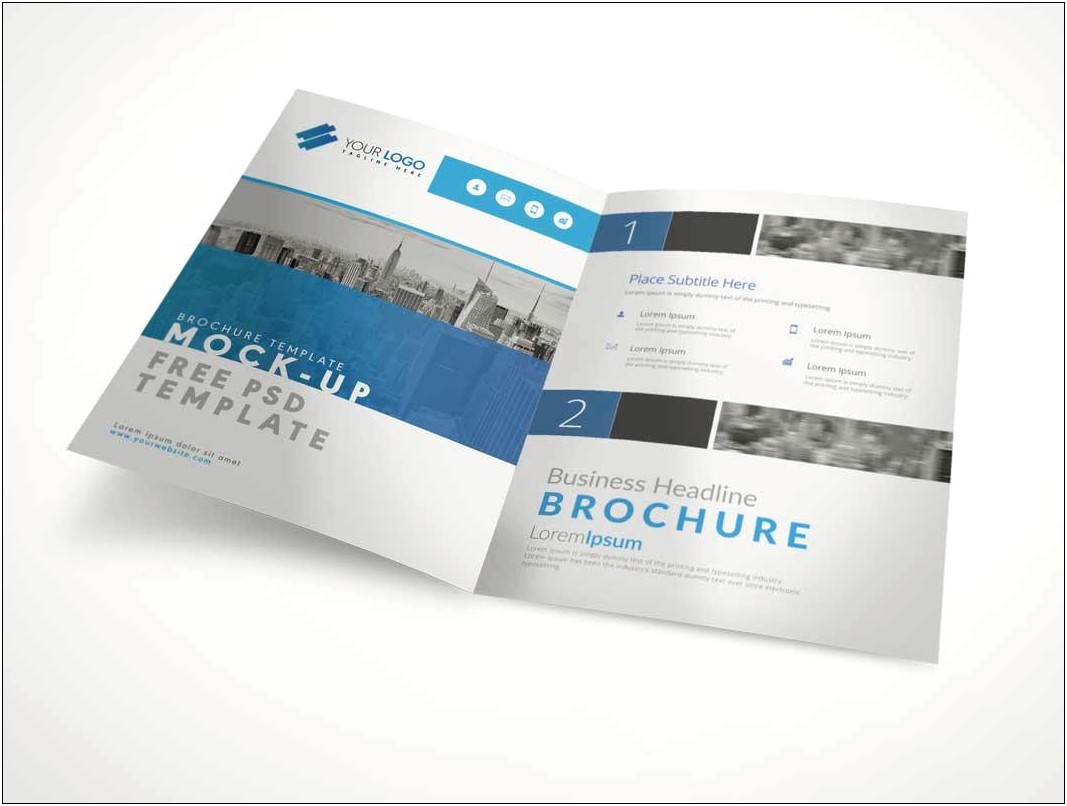 Brochure Mockup Template Psd Free Download