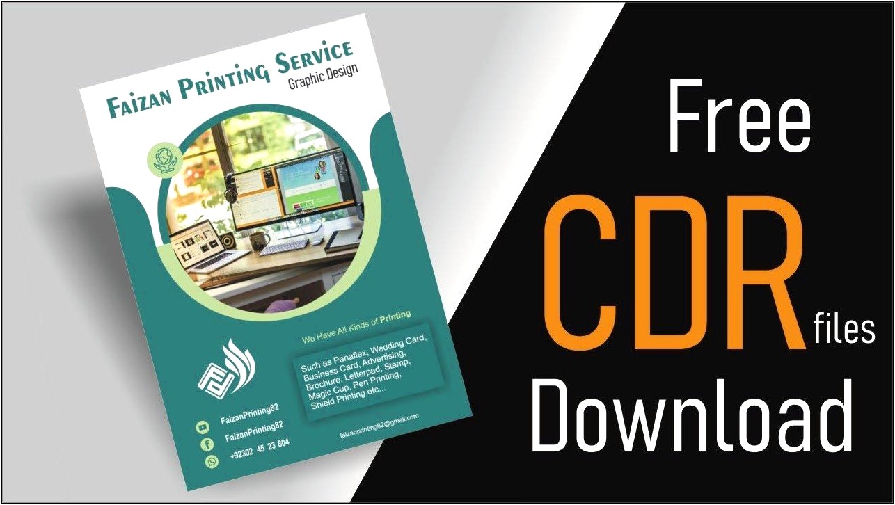 Brochure Templates Cdr File Free Download