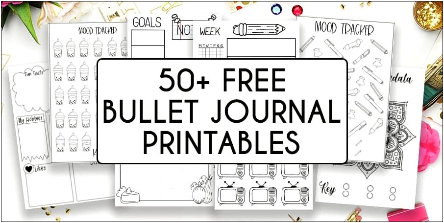 Bullet Journal Books To Read Template Free