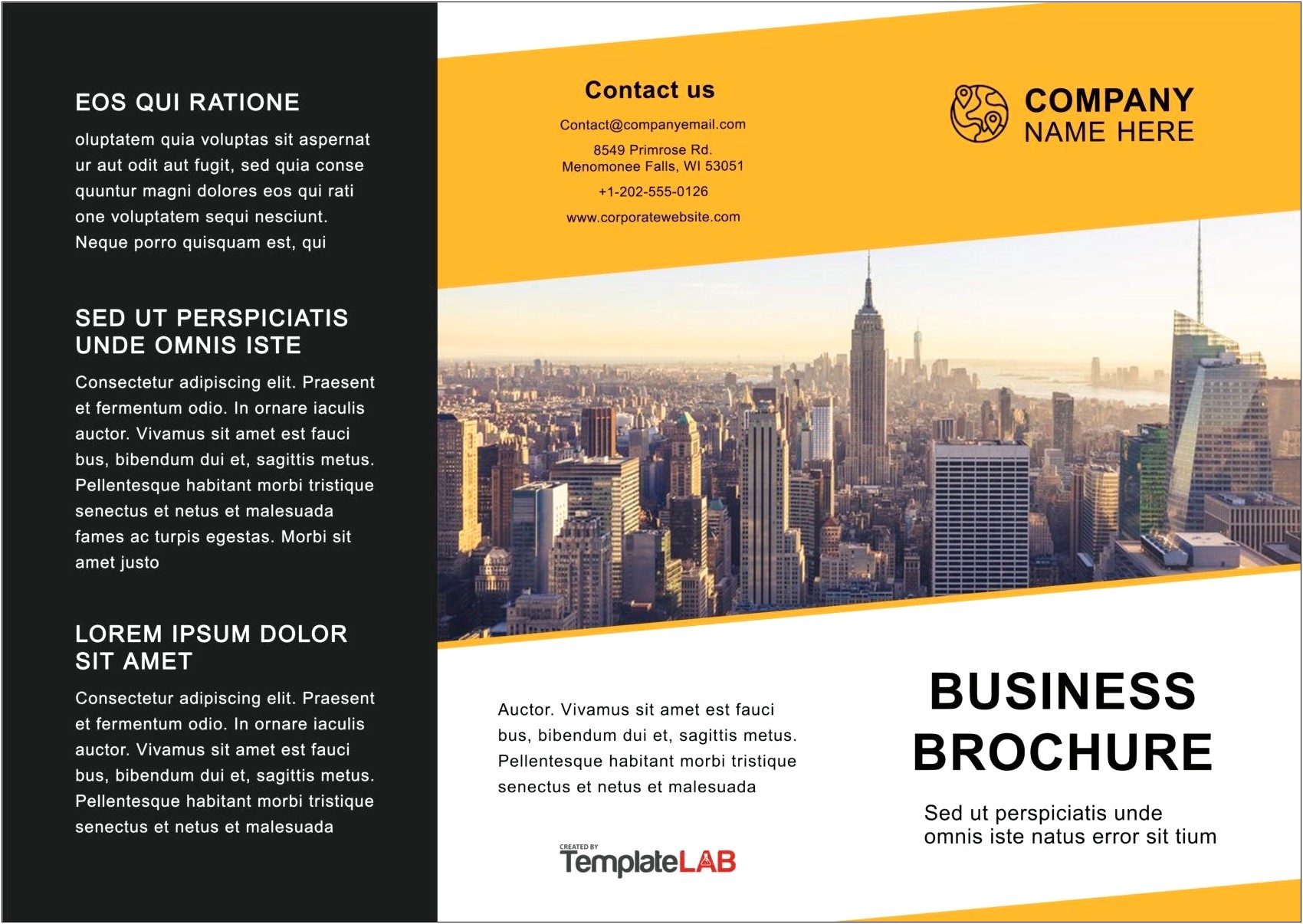 Business Brochure Templates Free Download For Word