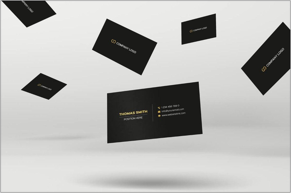 Business Card Blank Template Illustrator Free Download
