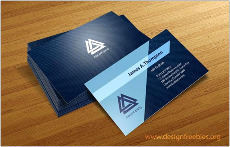 Business Card Design Template Vector Free Download
