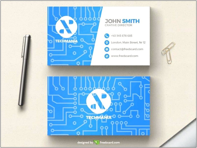 Business Card Html Template Free Download
