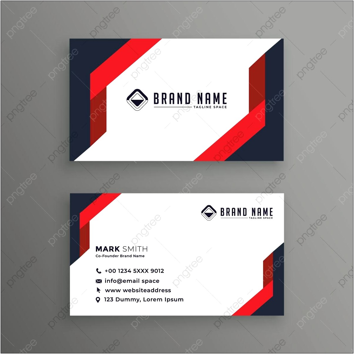 Business Card Template Free Black And White