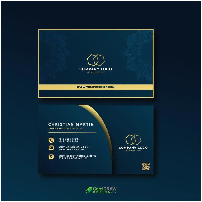Business Card Template Free Download Coreldraw
