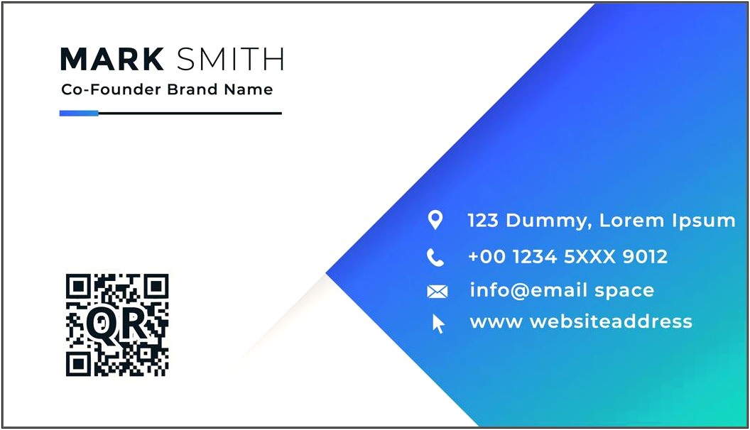 Business Card Template Free Download Microsoft Word