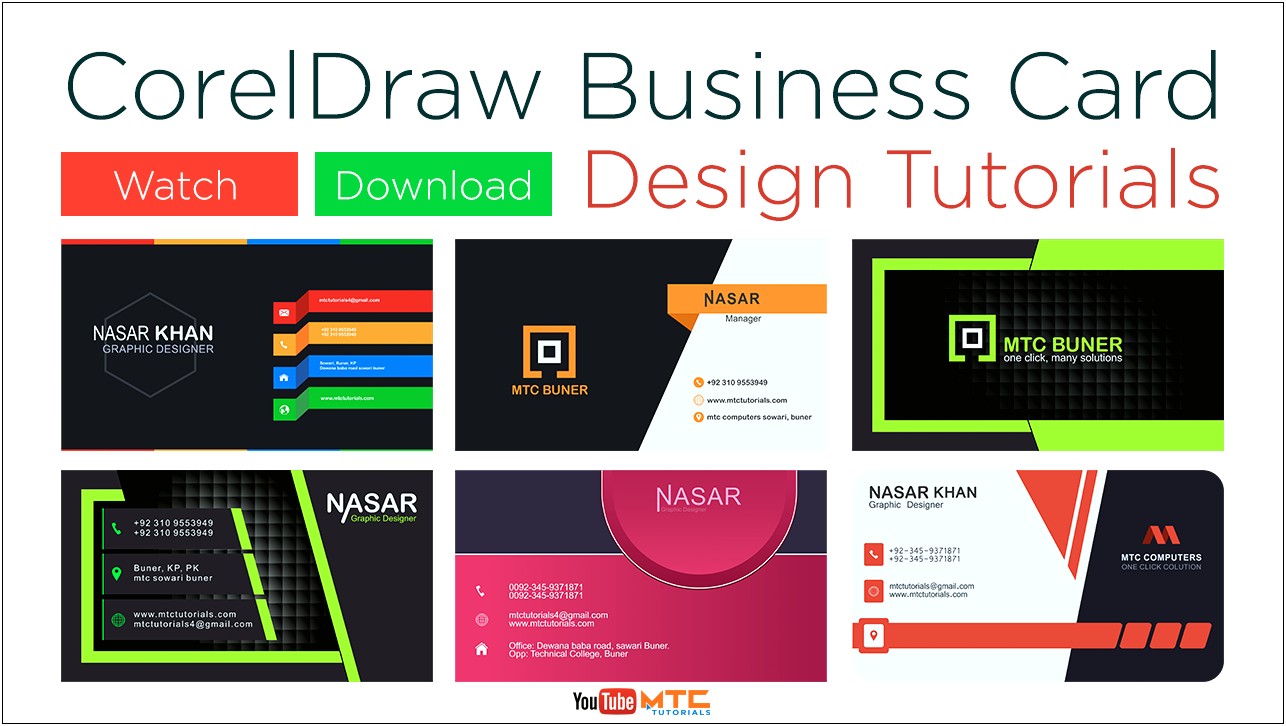 Business Card Template Free Download Png
