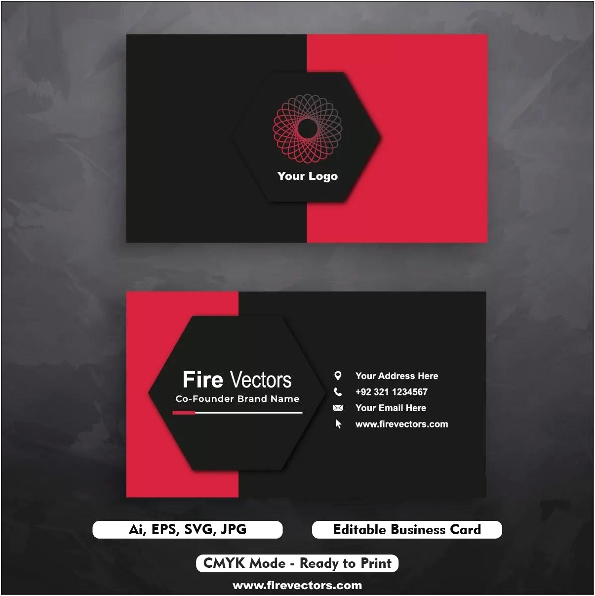 Business Card Template Illustrator Free Download