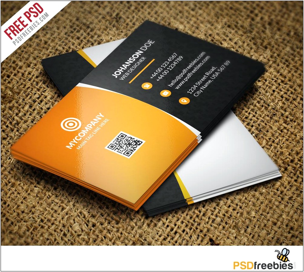 Business Card Template Photoshop Free Download Psd