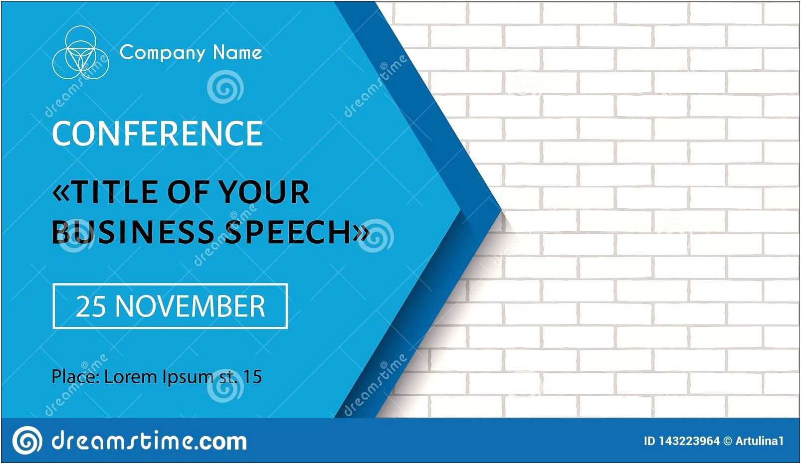 Business Conference Schedule Template Free Download