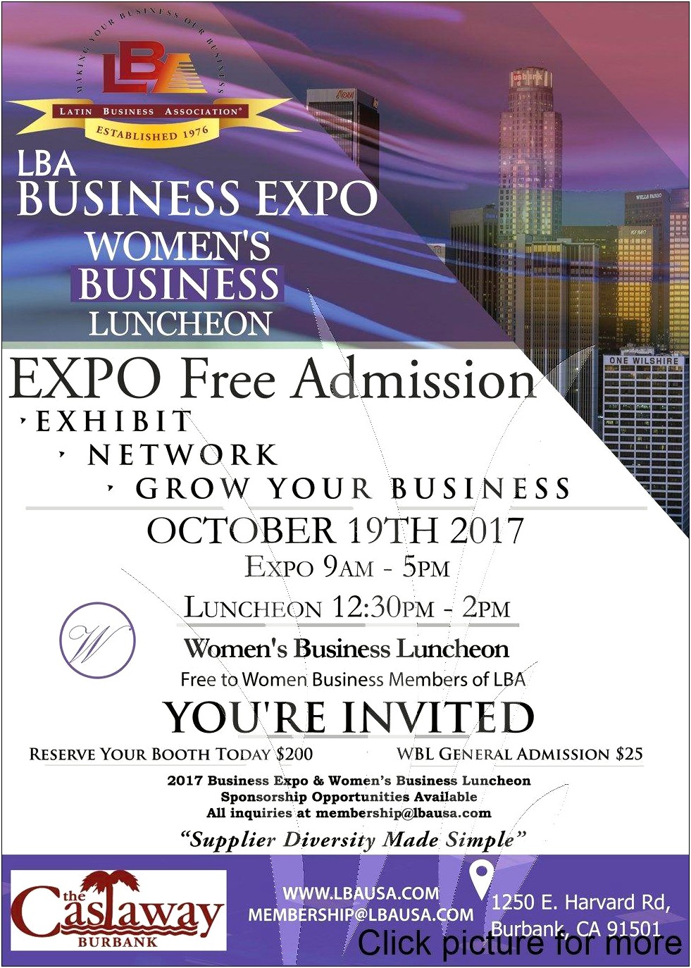 Business Expo Flyer Poster Free Template