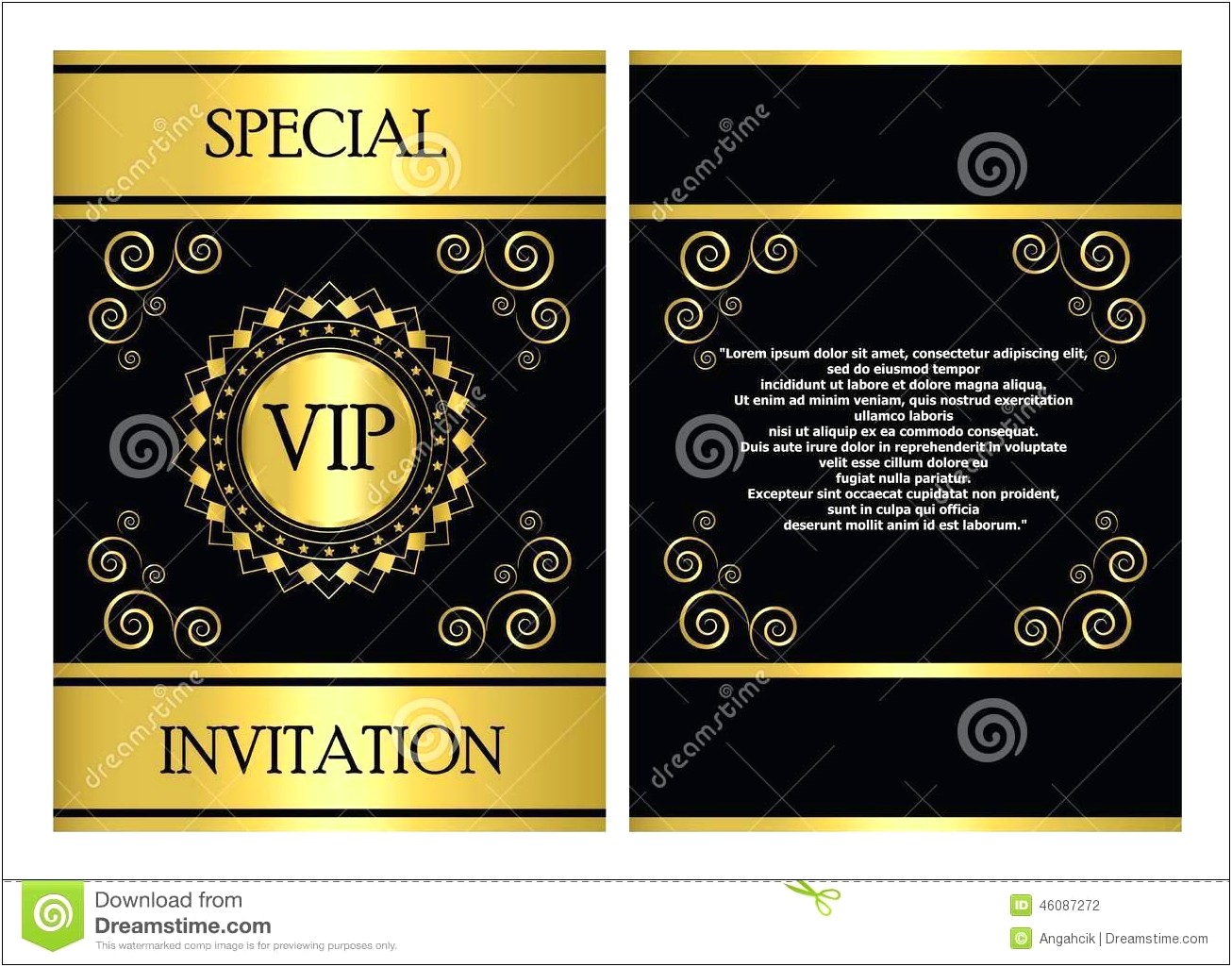 Business Invitation Card Design Template Free