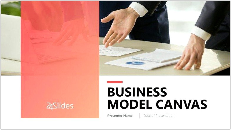 Business Model Canvas Ppt Template Free