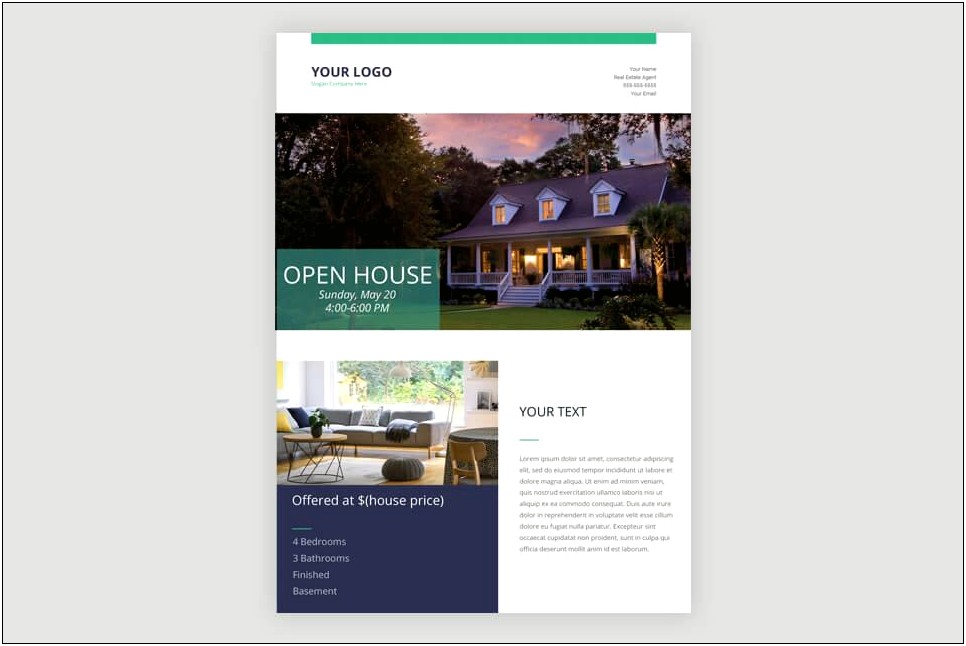 Business Open House Flyer Template Free