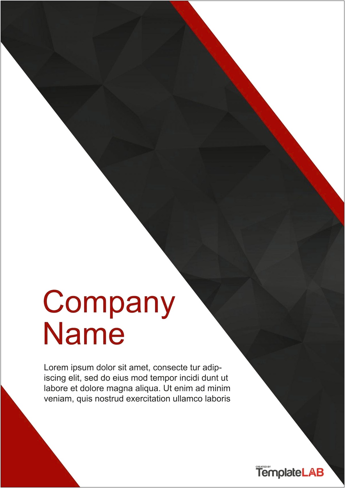 Business Plan Cover Page Template Free Online
