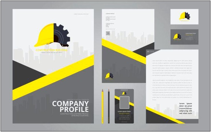 Business Profile Design Template Free Download