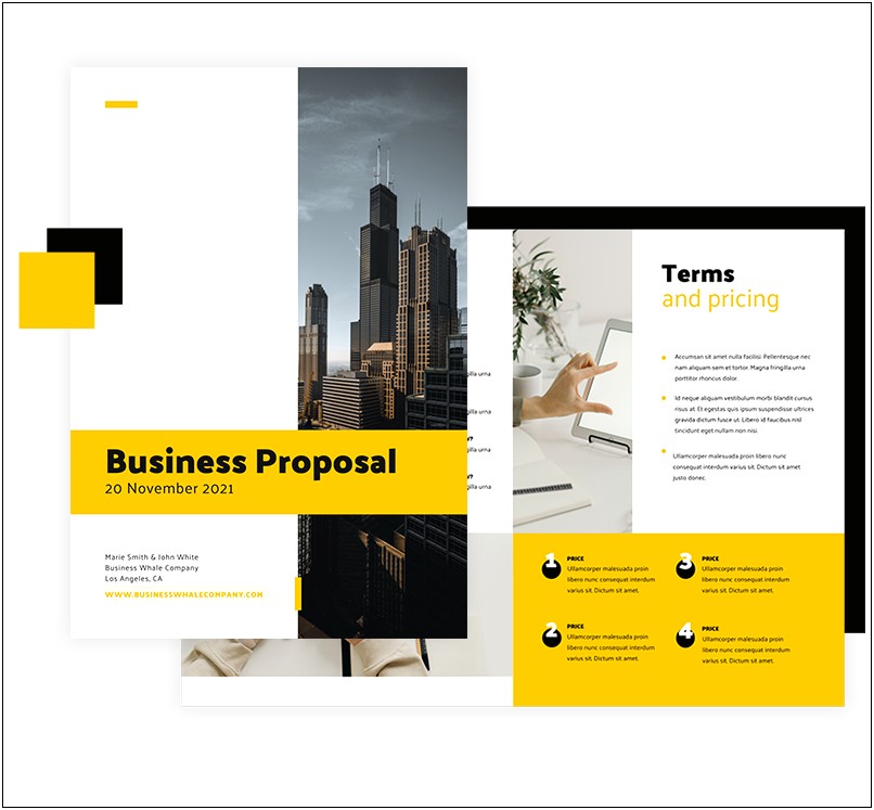Business Proposal Templates Free Just Fill In