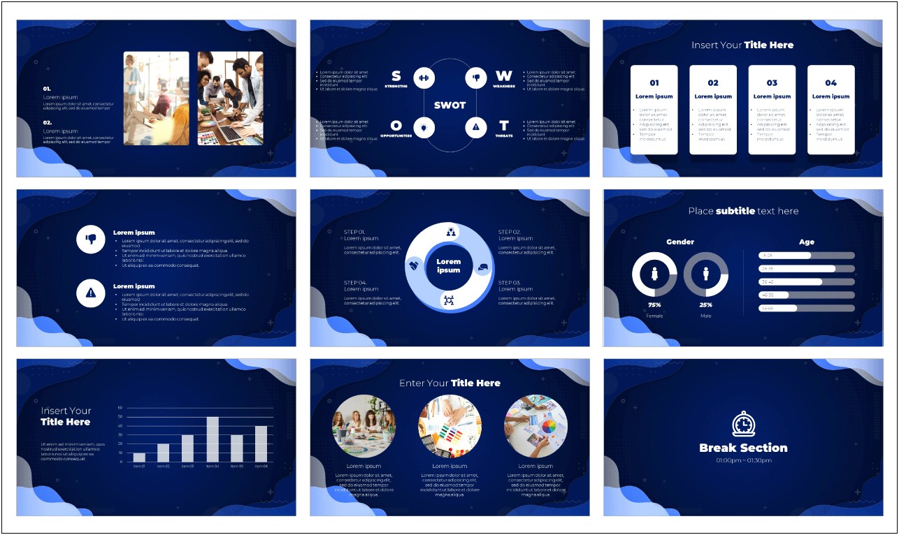 Business Review Template Ppt Free Download