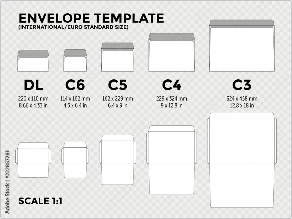 C4 Envelope Template Illustrator Free Download