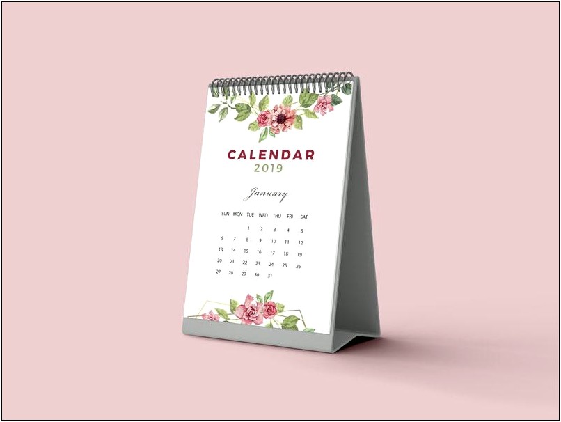 Calendar 2019 Psd Template Free Download