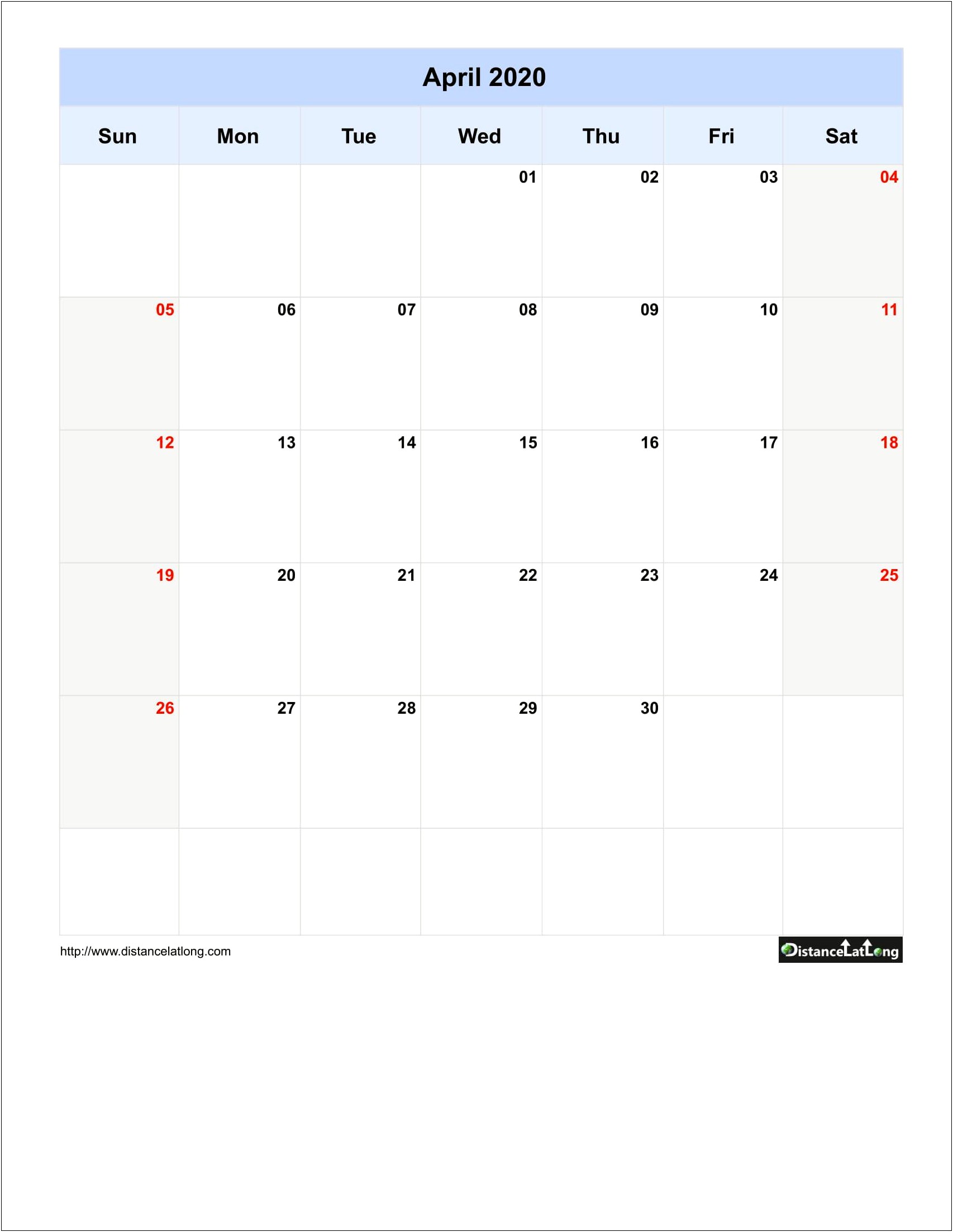 Calendar Templates Free Printable 2020 Calendar By Month